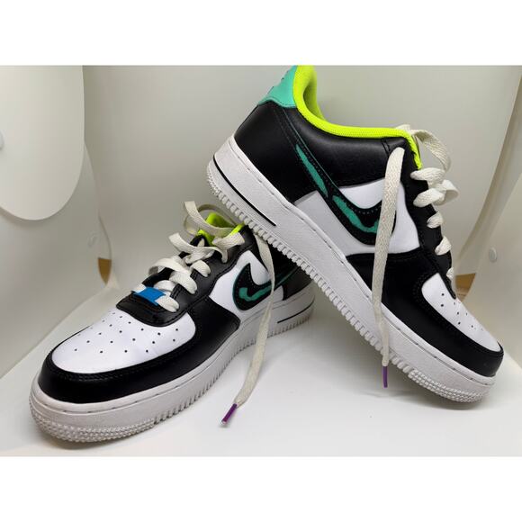 Nike Air Force 1 LV8 GS Graffiti Sneakers Shoes 6Y DX3349-100